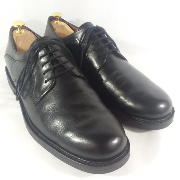 J. Murphy Black Leather Plain Toe Derby Mens 11M main image 12